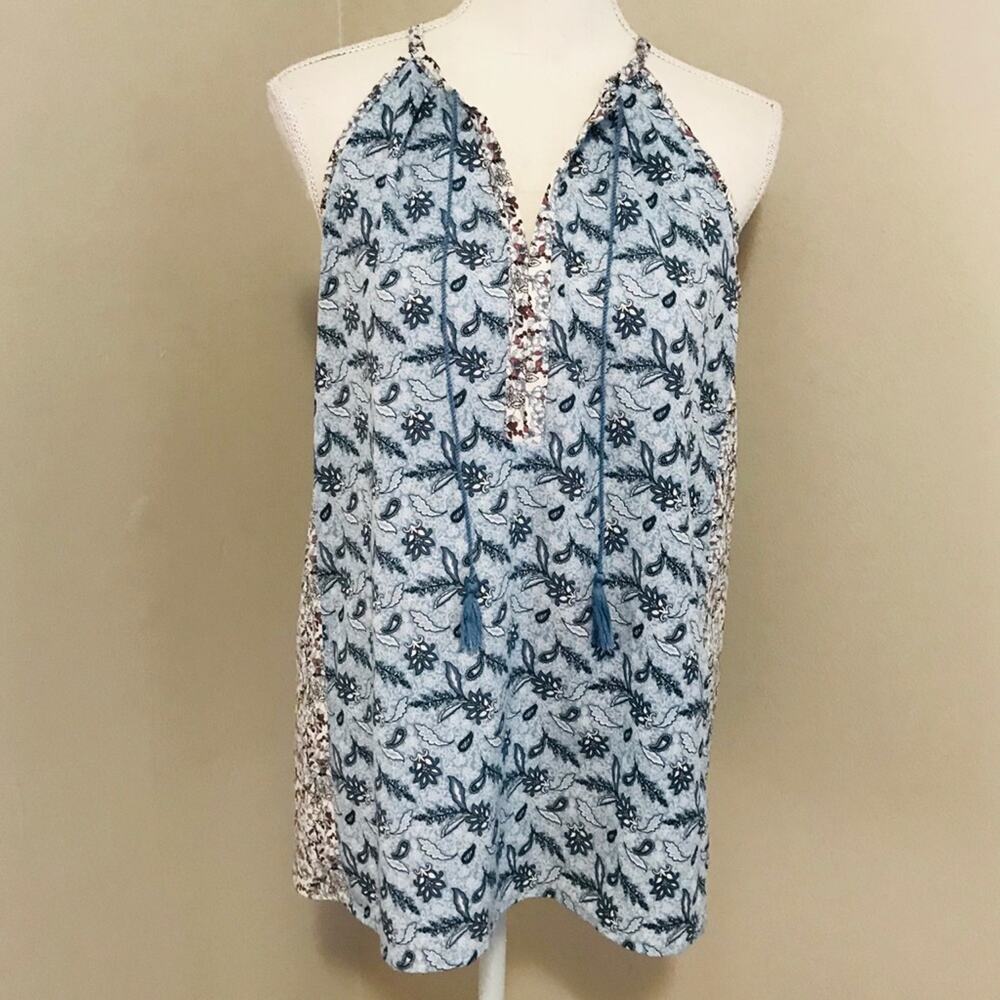 Fleur Bleue Boho Blouse